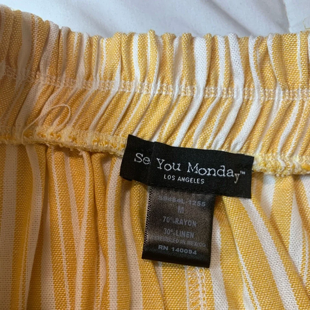 Knee length striped skirt NWT small/medium - Picture 8 of 8